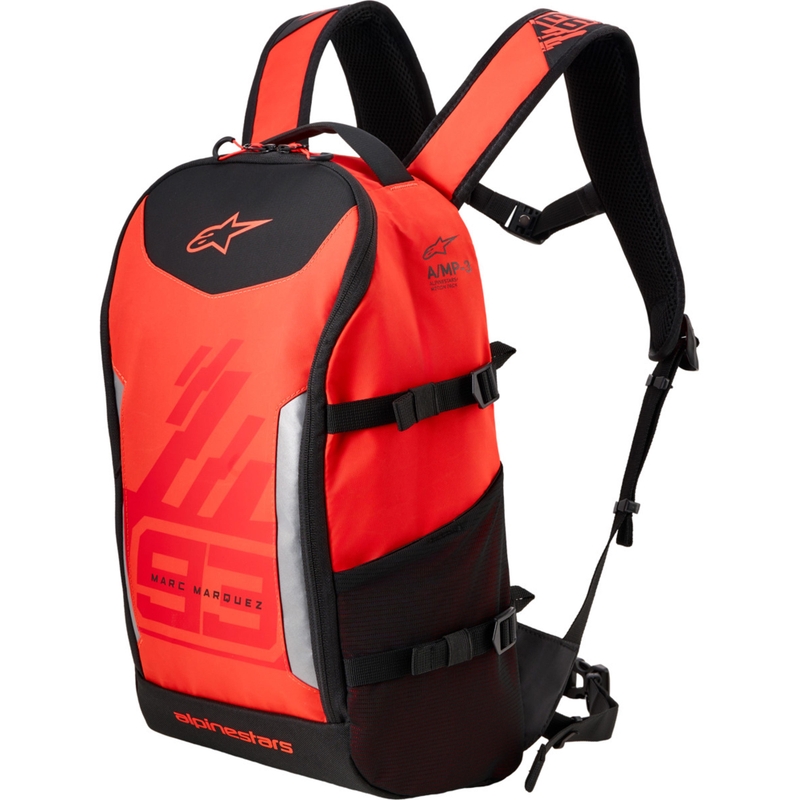 Alpinestars AMP-3 MM93 Rucksack rot fluoreszierend-rot-schwarz 17 l