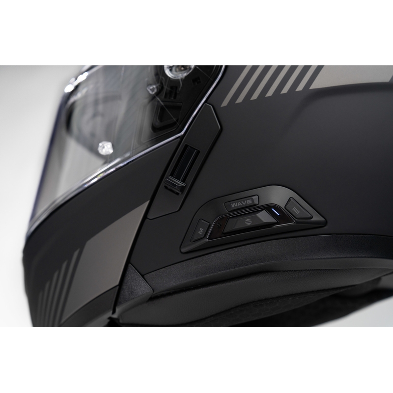 Klappbarer Motorradhelm mit Headset SENA Specter weiß