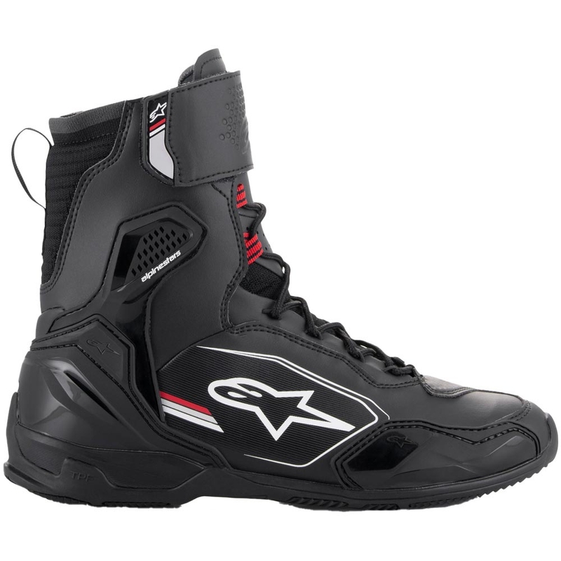 Alpinestars Superfaster Motorradstiefel schwarz-grau-rot