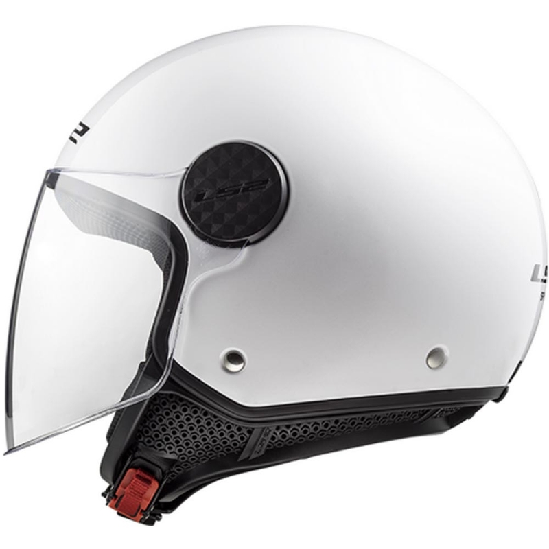 Offener Motorradhelm LS2 OF558 Sphere II, einfarbig weiß