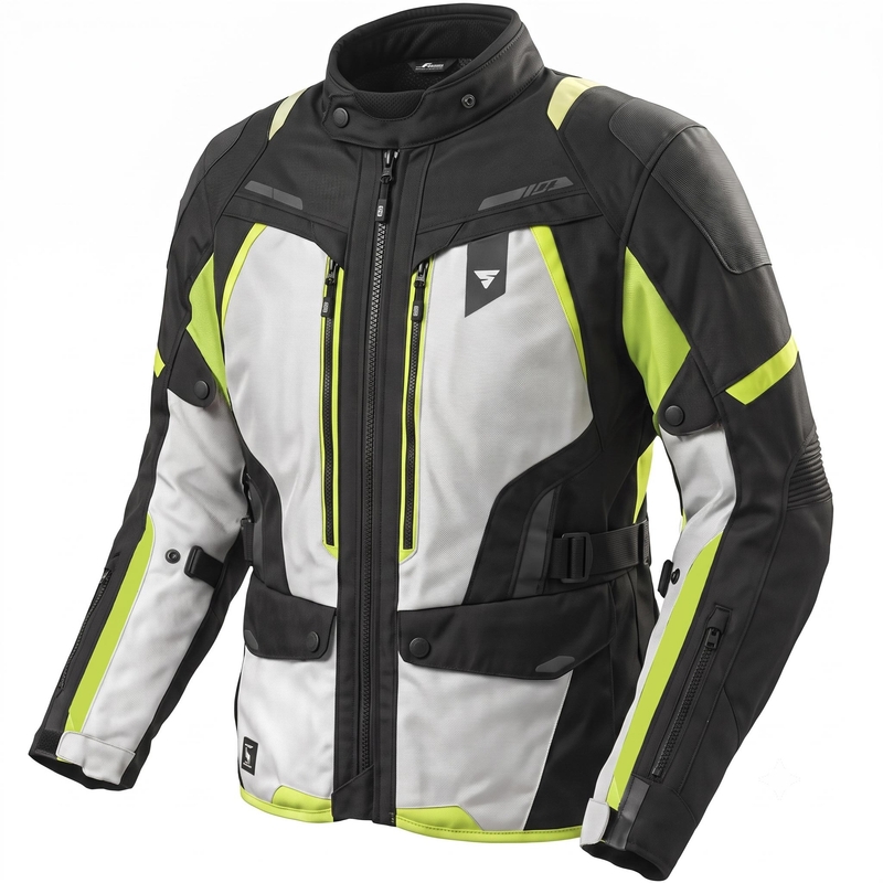 Shima Dune 2.0 Damen-Motorradjacke, fluoreszierend gelb