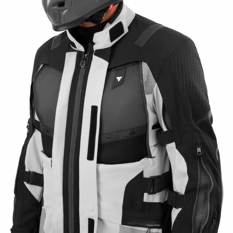 Bunda na motorku Shima Hero 3.0 šedo-fluo žlutá