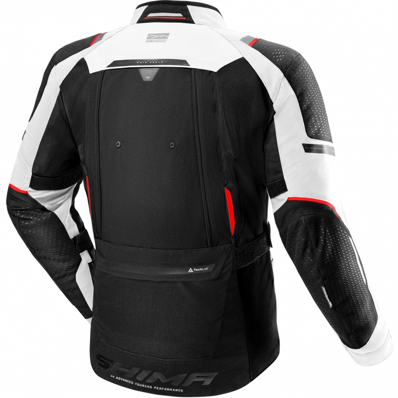 Shima Hero 3.0 Motorradjacke grau-rot