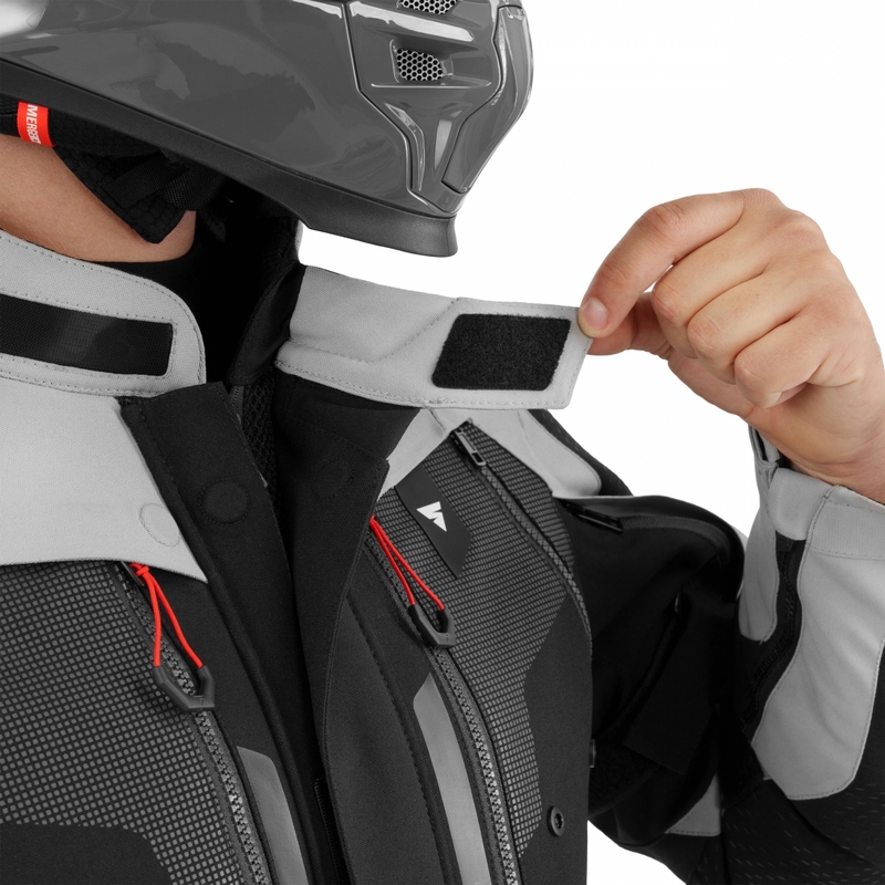 Shima Hero 3.0 Motorradjacke grau-rot
