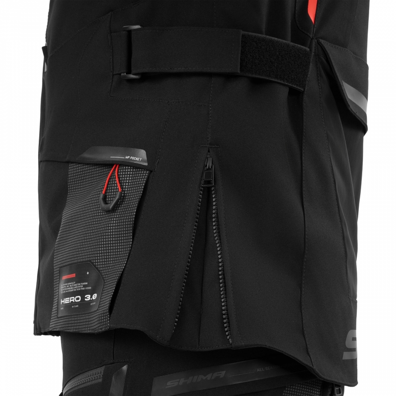 Shima Hero 3.0 Motorradjacke grau-rot