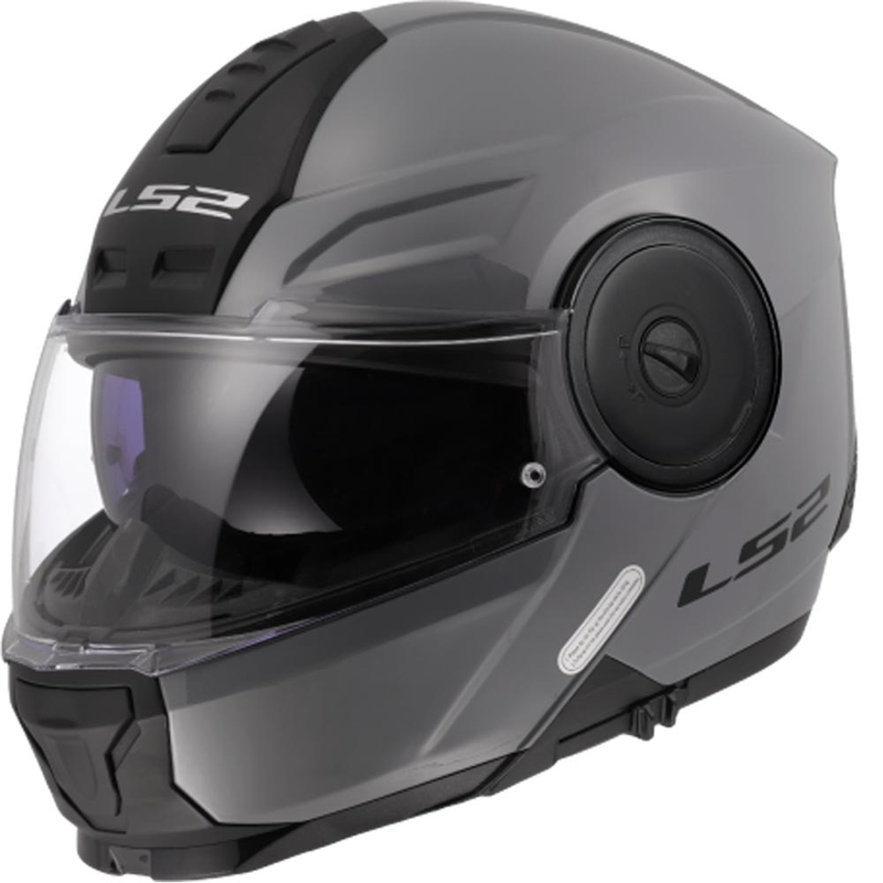 Klappbarer Motorradhelm LS2 FF902 Scope II Nardograu