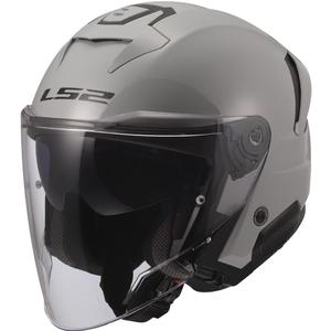 Offener Motorradhelm LS2 OF618 Verso II, einfarbig nardograu