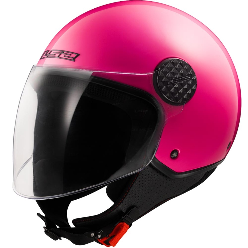 Offener Motorradhelm LS2 OF558 Sphere Lux II Solid fluoreszierendes Pink