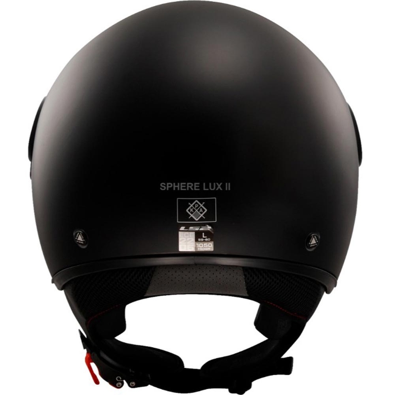 Offener Motorradhelm LS2 OF558 Sphere Lux II, Uni-Mattschwarz