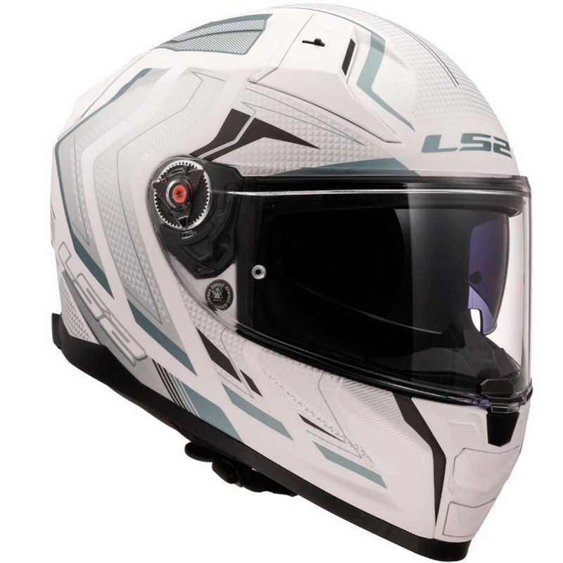Integralhelm LS2 FF811 Vector II Alizer, mattweiß