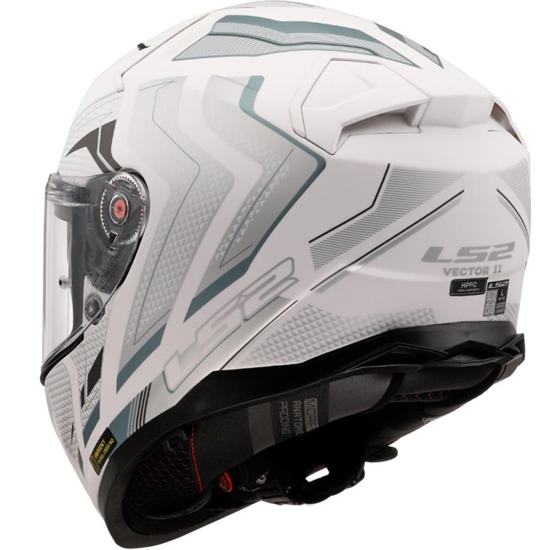 Integralhelm LS2 FF811 Vector II Alizer, mattweiß