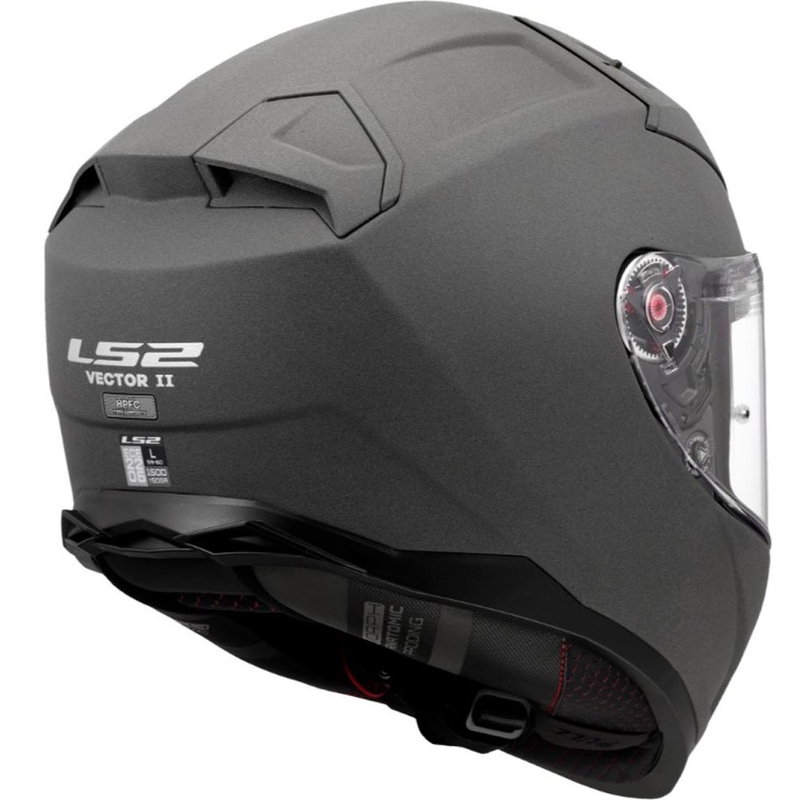 Integralhelm LS2 FF811 Vector II, einfarbig betongrau