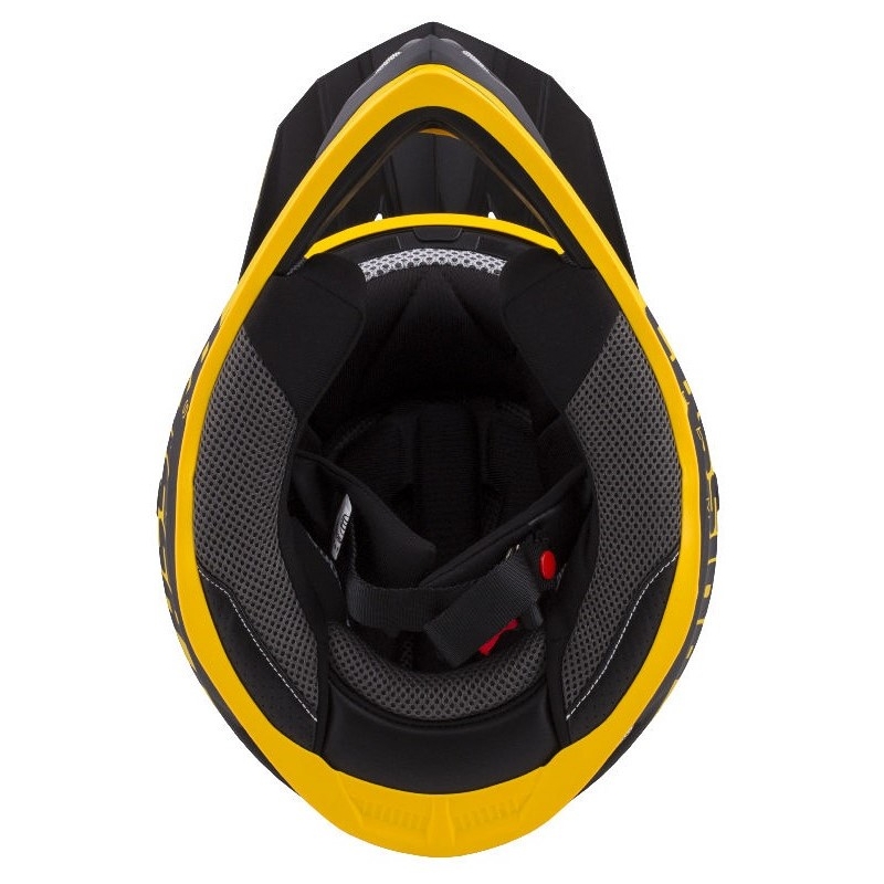Kinder Motocross Helm Cassida Libor Podmol schwarz-gelb-grau