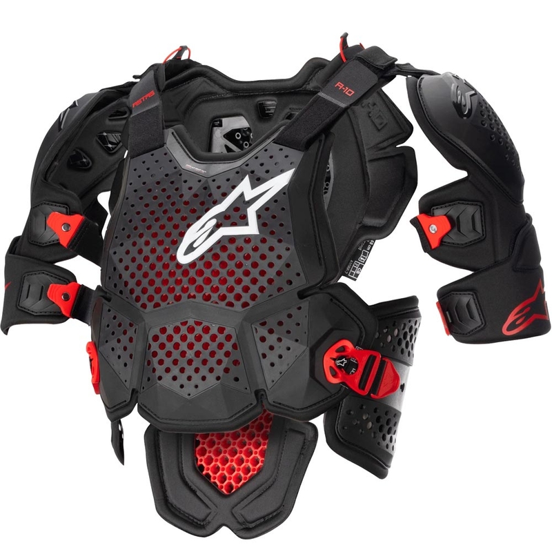 Alpinestars A-10 2 Bodyguard schwarz-anthrazit-rot