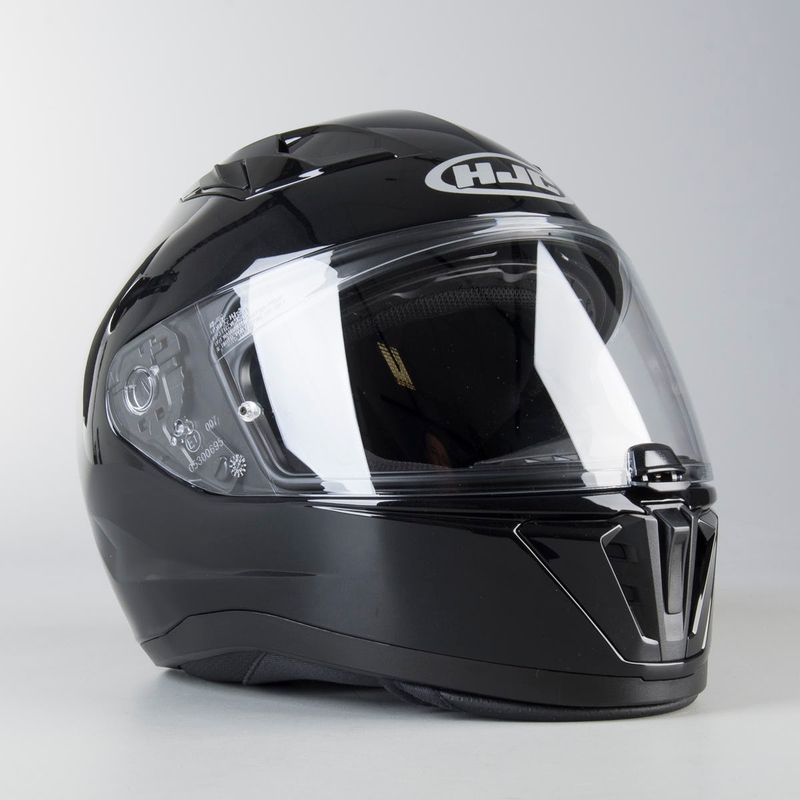 HJC i70 integral Motorradhelm schwarz glänzend Ausverkauf