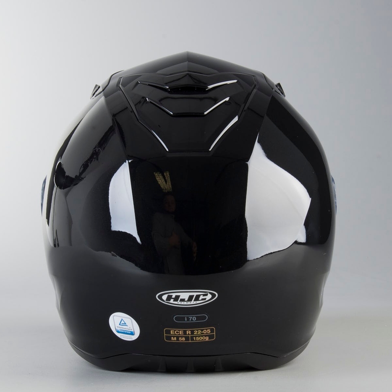 HJC i70 integral Motorradhelm schwarz glänzend Ausverkauf