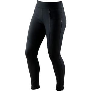 Street Racer Vixed kurze Motorradleggings für Damen, schwarz