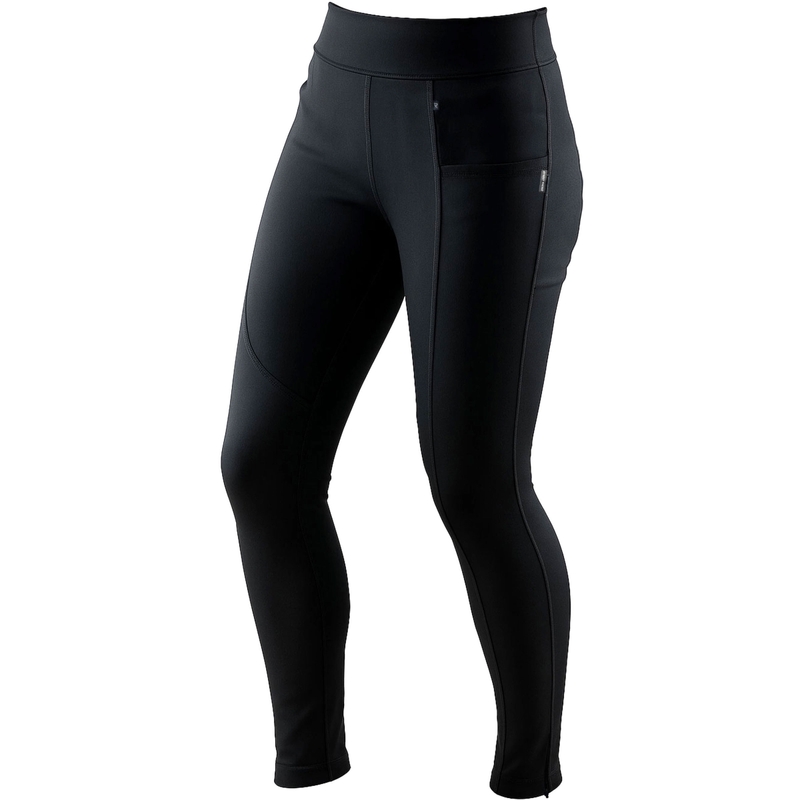 Street Racer Vixed kurze Motorradleggings für Damen, schwarz