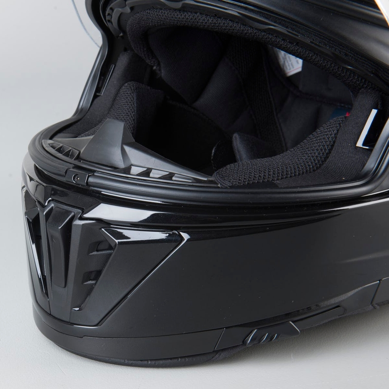 HJC i70 integral Motorradhelm schwarz glänzend Ausverkauf