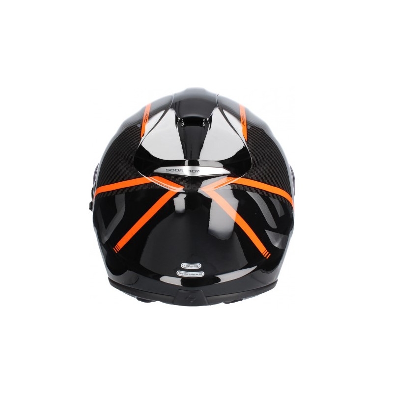 Integralhelm Scorpion EXO-1400 Carbon Air Grand schwarz-orange