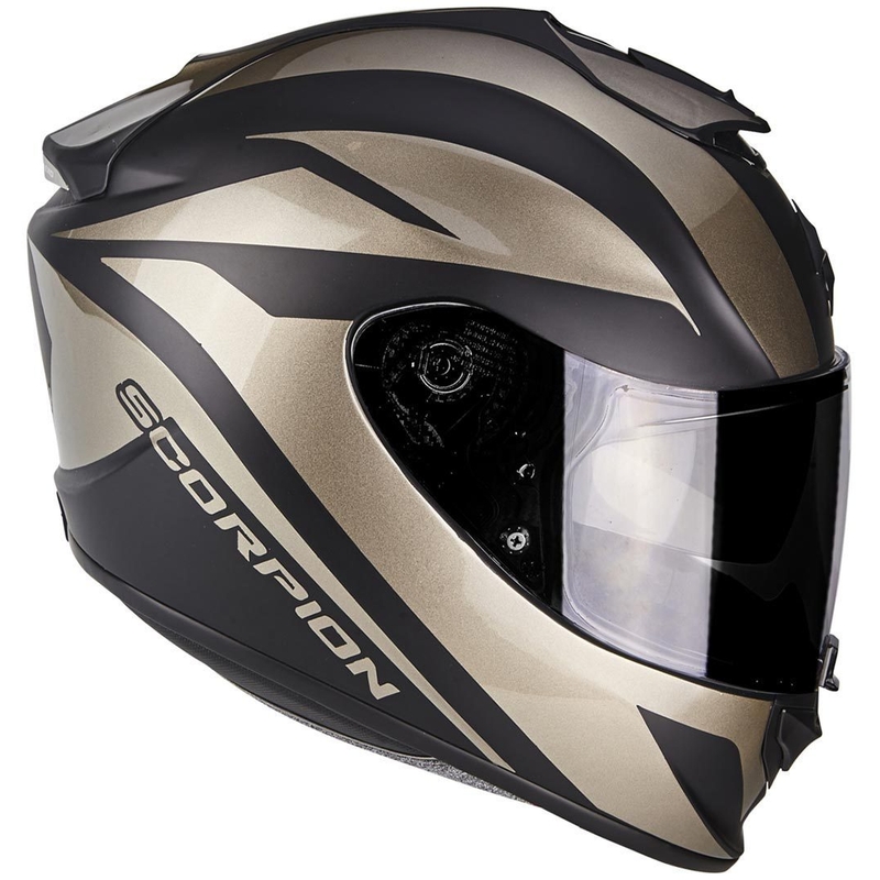 Integral Motorradhelm Scorpion Exo-1400 Air Freeway II Titanium Ausverkauf