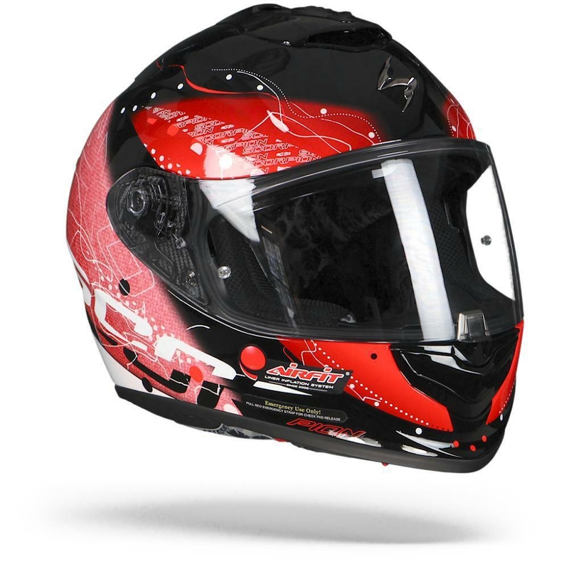 Integralhelm Scorpion EXO-1400 Air Classy schwarz-rot