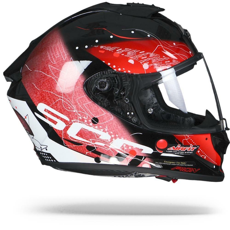Integralhelm Scorpion EXO-1400 Air Classy schwarz-rot