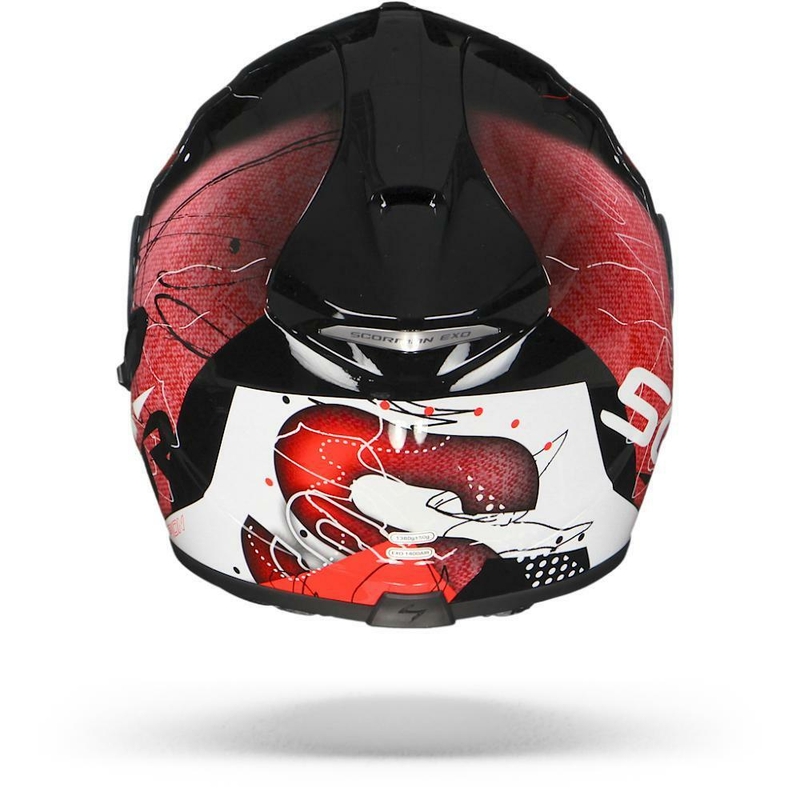 Integralhelm Scorpion EXO-1400 Air Classy schwarz-rot