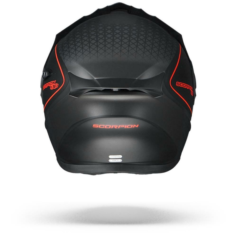 Klappbarer Endurohelm Scorpion ADX-1 Horizon schwarz-fluorrot