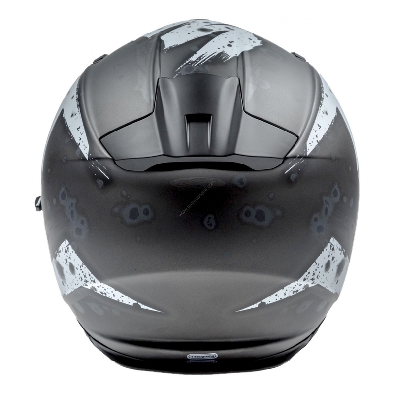 Integralhelm Scorpion EXO-510 Air Marcus schwarz matt-silber-weiß