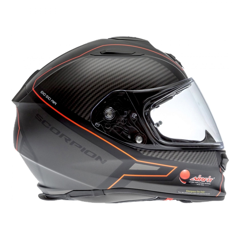 Integralhelm Scorpion EXO-510 Air Frame schwarz-rot