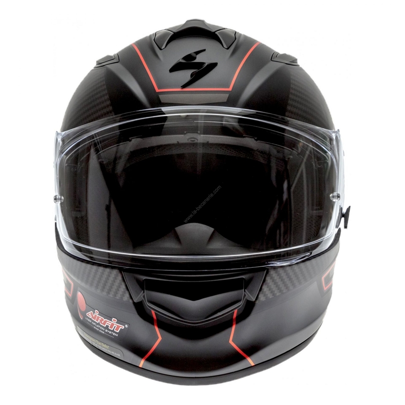 Integralhelm Scorpion EXO-510 Air Frame schwarz-rot
