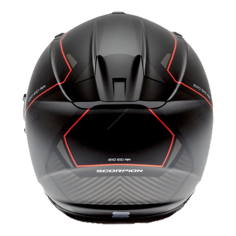 Integralhelm Scorpion EXO-510 Air Frame schwarz-rot