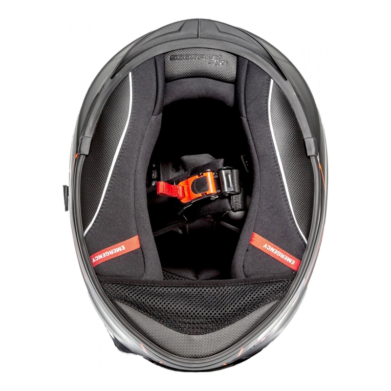 Integralhelm Scorpion EXO-510 Air Frame schwarz-rot