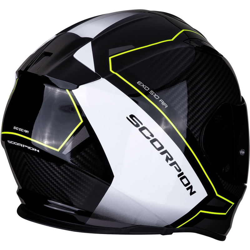 Integralhelm Scorpion EXO-510 Air Frame schwarz-weiss-fluo gelb Ausverkauf