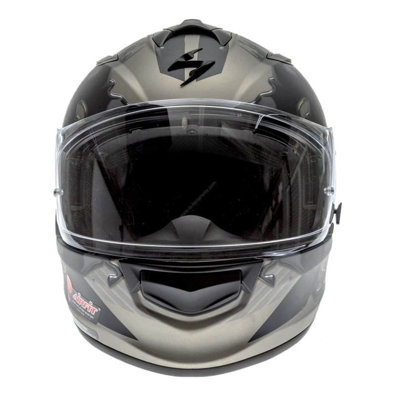 Integralhelm Skorpion EXO-510 Air Likid titan-fluo gelb Ausverkauf