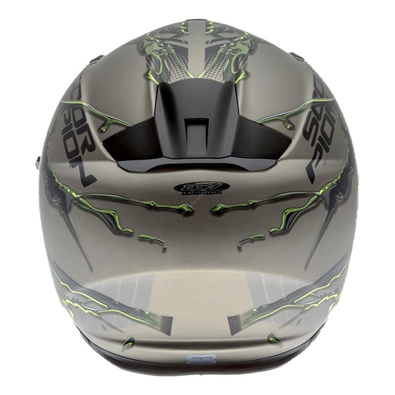 Integralhelm Skorpion EXO-510 Air Likid titan-fluo gelb Ausverkauf
