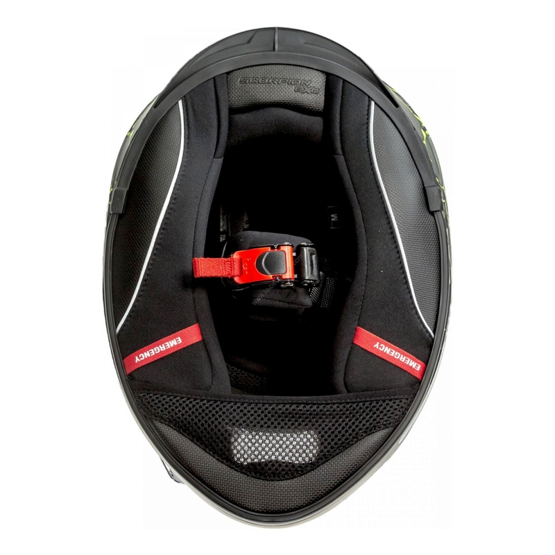 Integralhelm Skorpion EXO-510 Air Likid titan-fluo gelb Ausverkauf