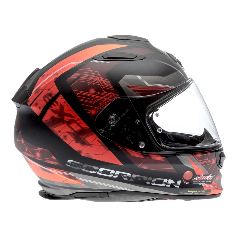 Integralhelm Scorpion EXO-510 Air Clarus schwarz-rot