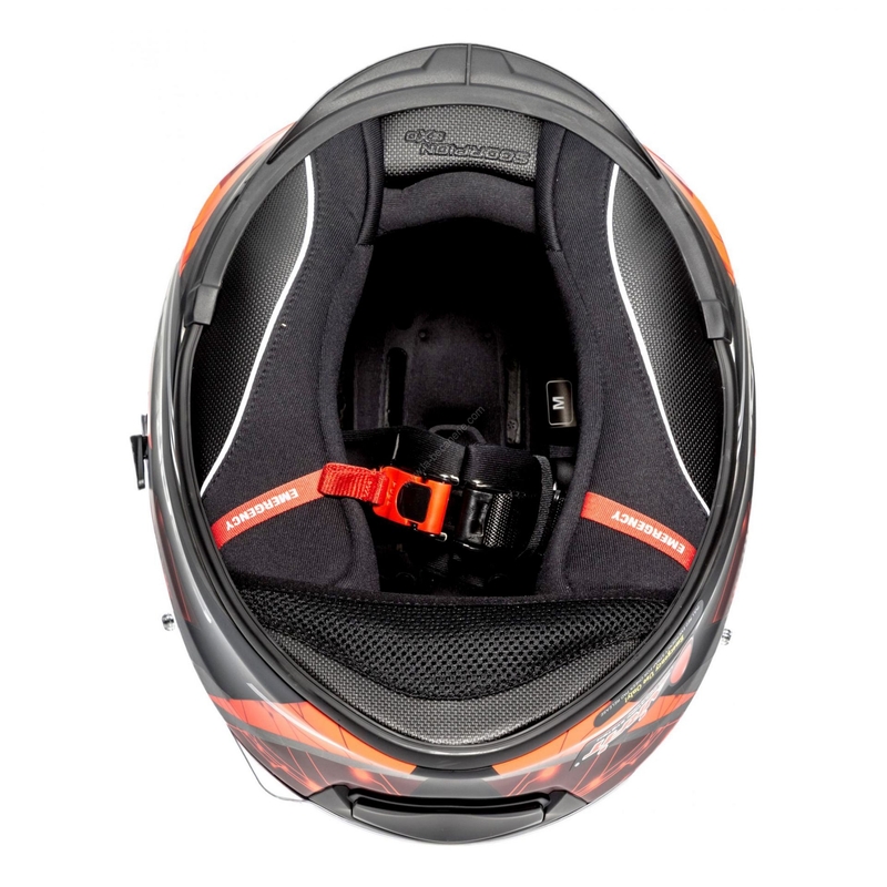 Integralhelm Scorpion EXO-510 Air Clarus schwarz-rot