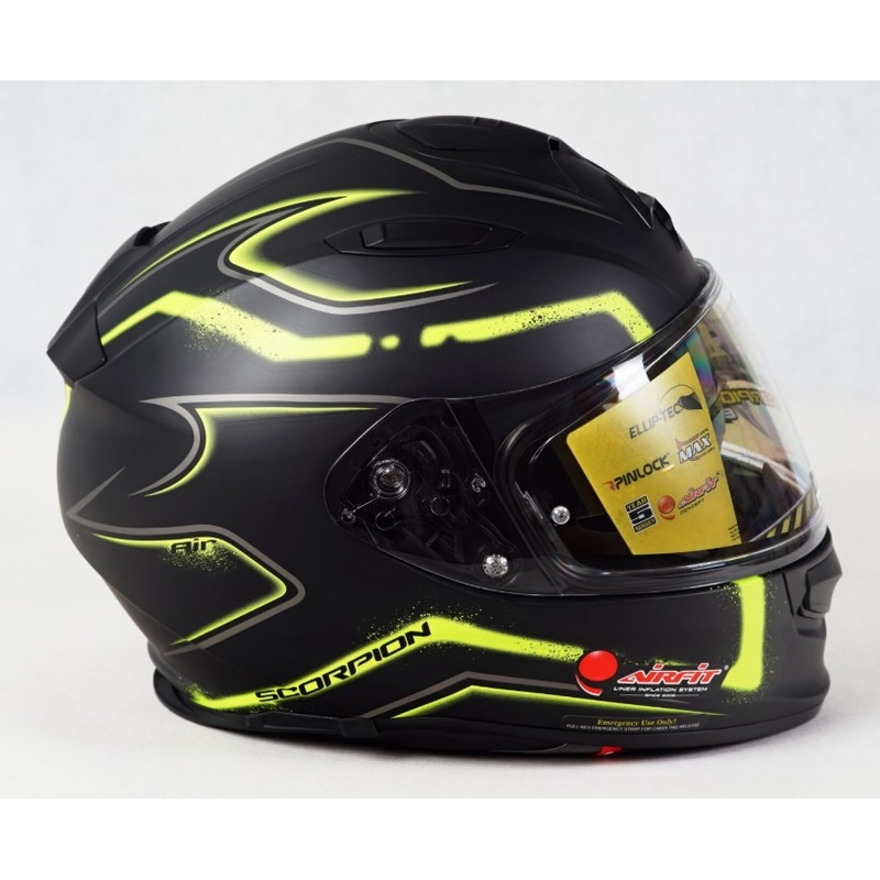 Integralhelm Scorpion EXO-510 Air Radium schwarz-fluo gelb