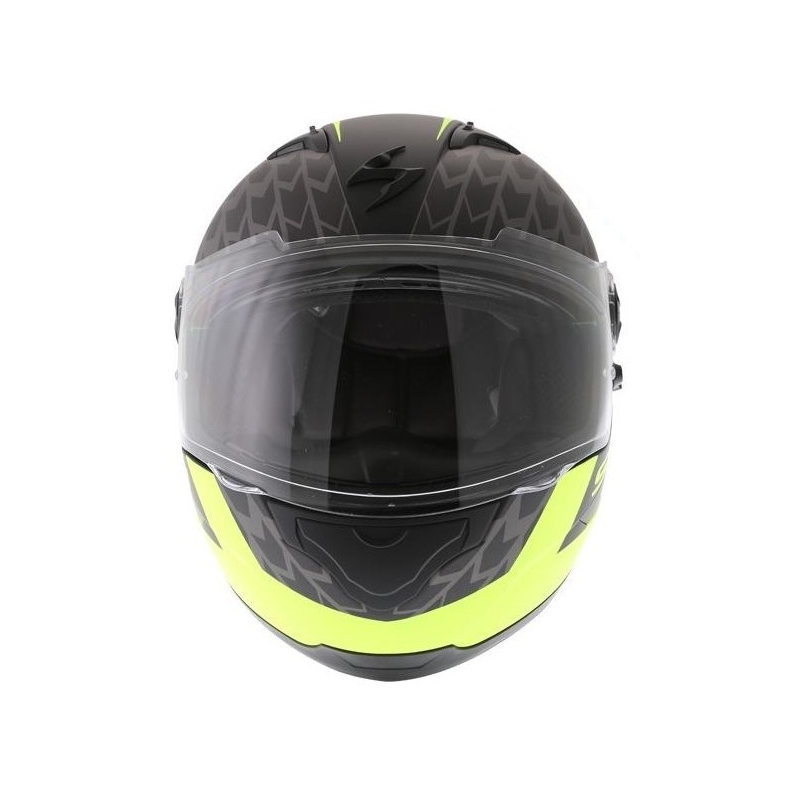 Integralhelm Scorpion EXO-490 Genesi schwarz matt-fluo gelb Ausverkauf