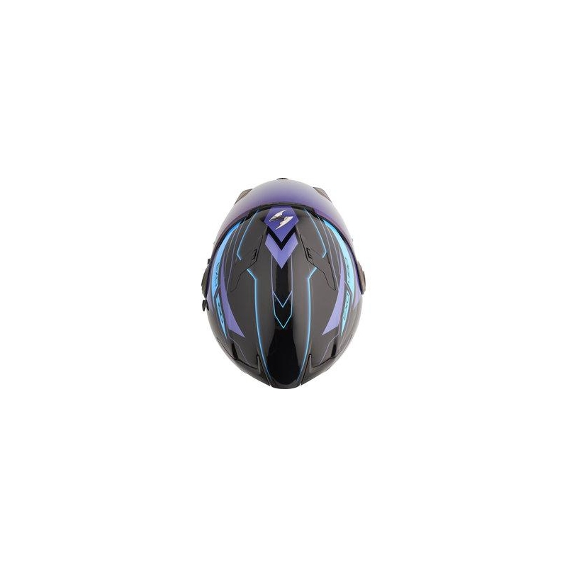 Integralhelm Scorpion EXO-490 Nova schwarz-blau Ausverkauf