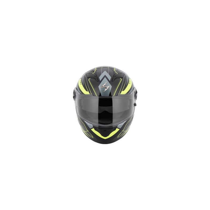 Integralhelm Scorpion EXO-490 Nova schwarz-fluorgelb