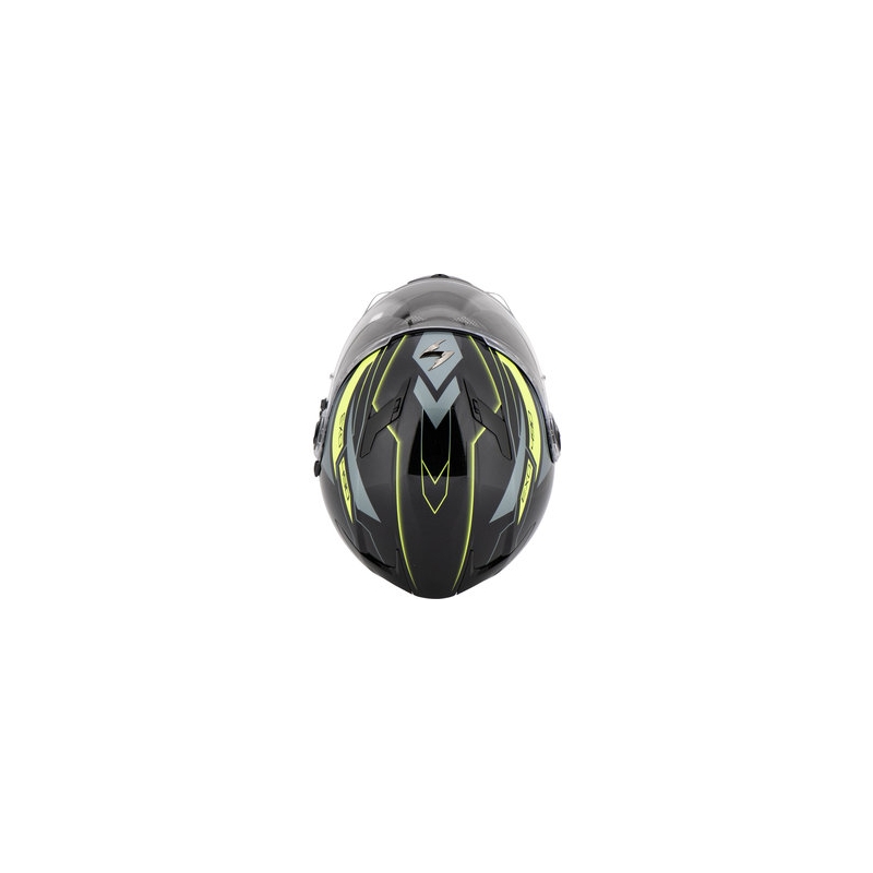 Integralhelm Scorpion EXO-490 Nova schwarz-fluorgelb