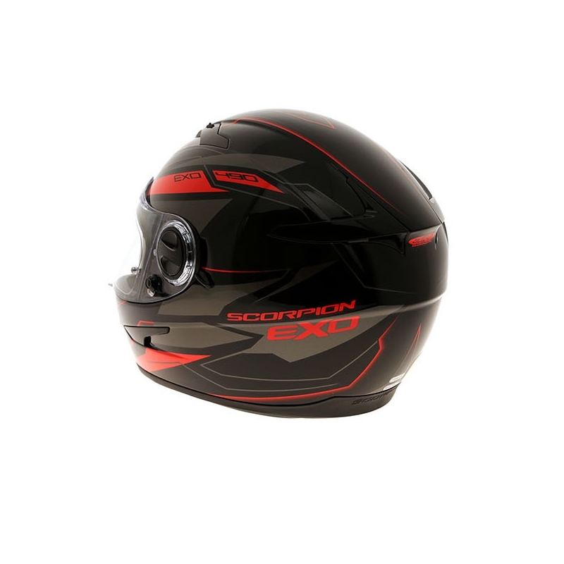 Integralhelm Scorpion EXO-490 Nova schwarz-rot