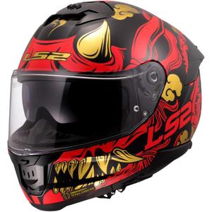 Integralhelm LS2 FF808 Drako schwarz-rot