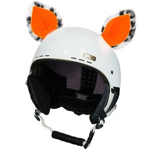 Helmohren Katze neonorange