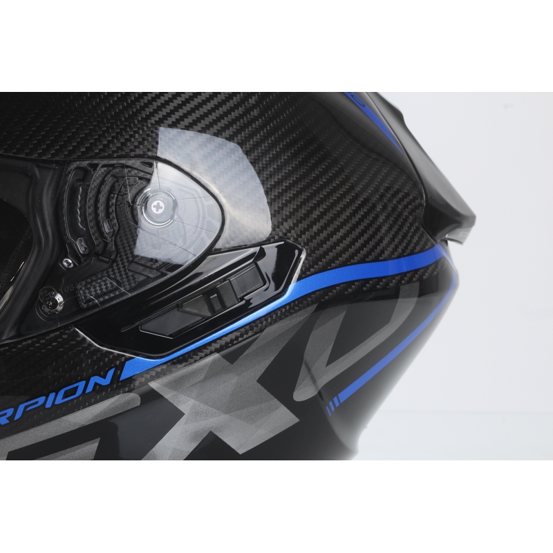 Integralhelm Scorpion EXO-1400 Carbon Air Grand schwarz-blau