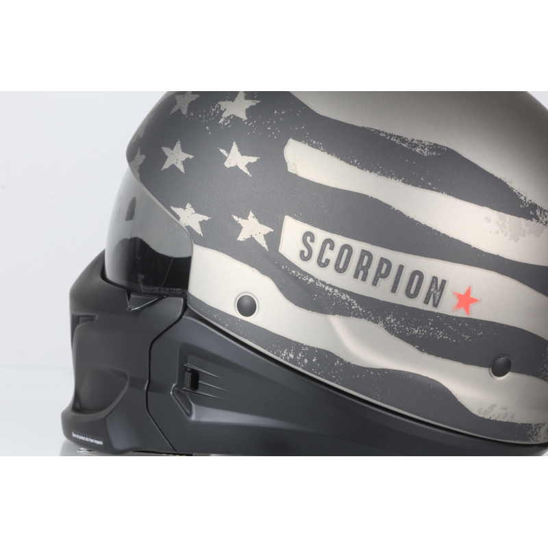 Helm Scorpion EXO-COMBAT Rookie schwarz-titan Ausverkauf